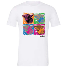 Load image into Gallery viewer, Scotfest 2023 "Highland Warhol" Unisex Short Sleeve T-Shirt