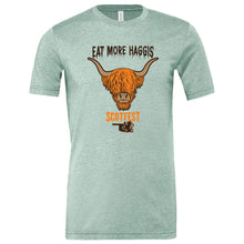 Load image into Gallery viewer, Scotfest 2022 "Eat More Haggis" Unisex Short Sleeve T-Shirt