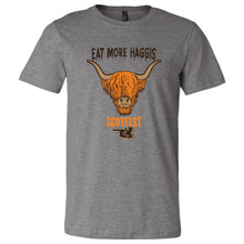 Load image into Gallery viewer, Scotfest 2022 &quot;Eat More Haggis&quot; Unisex Short Sleeve T-Shirt
