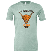 Load image into Gallery viewer, Scotfest 2022 &quot;Eat More Haggis&quot; Unisex Short Sleeve T-Shirt
